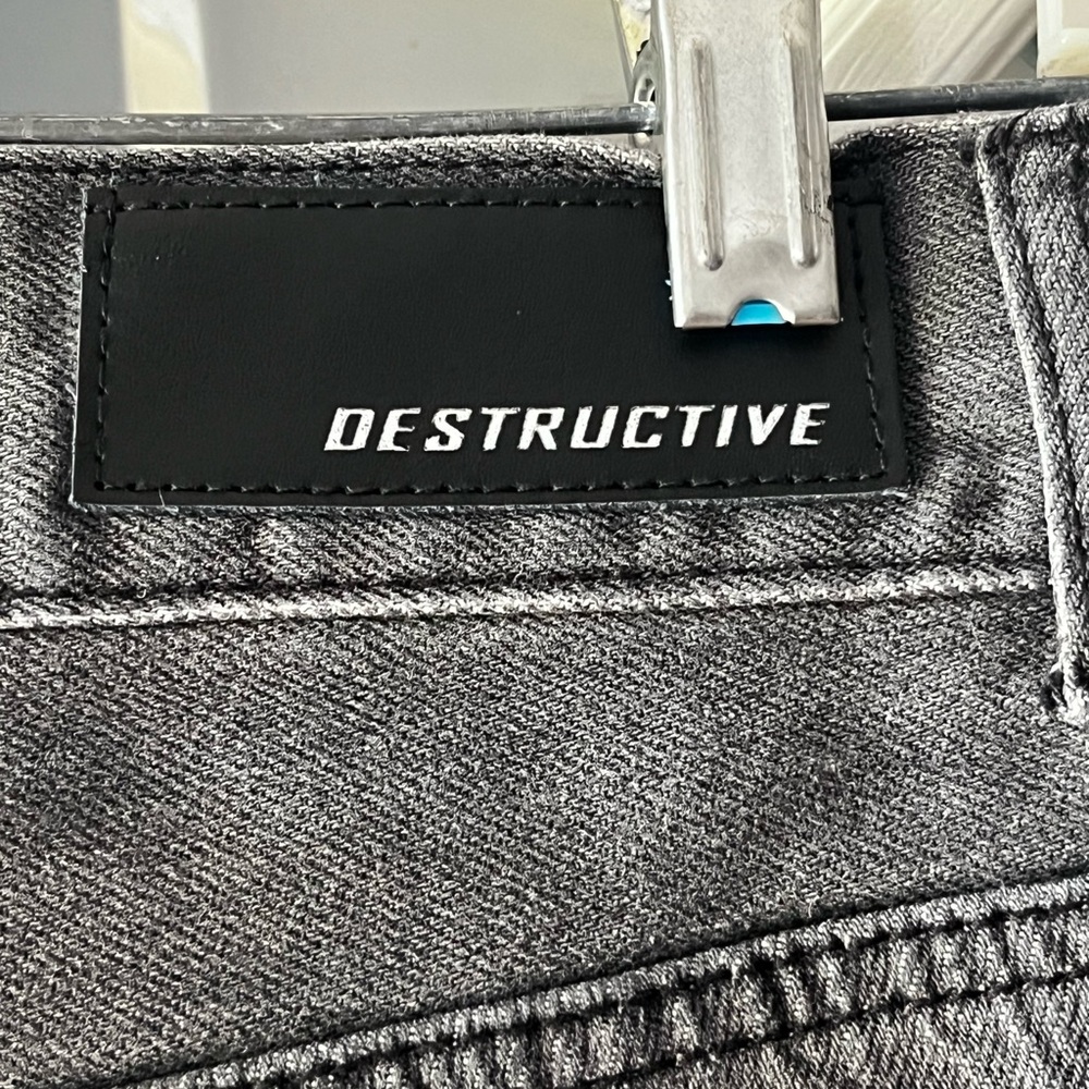 Destructive Brand Denim Jeans, Size 32